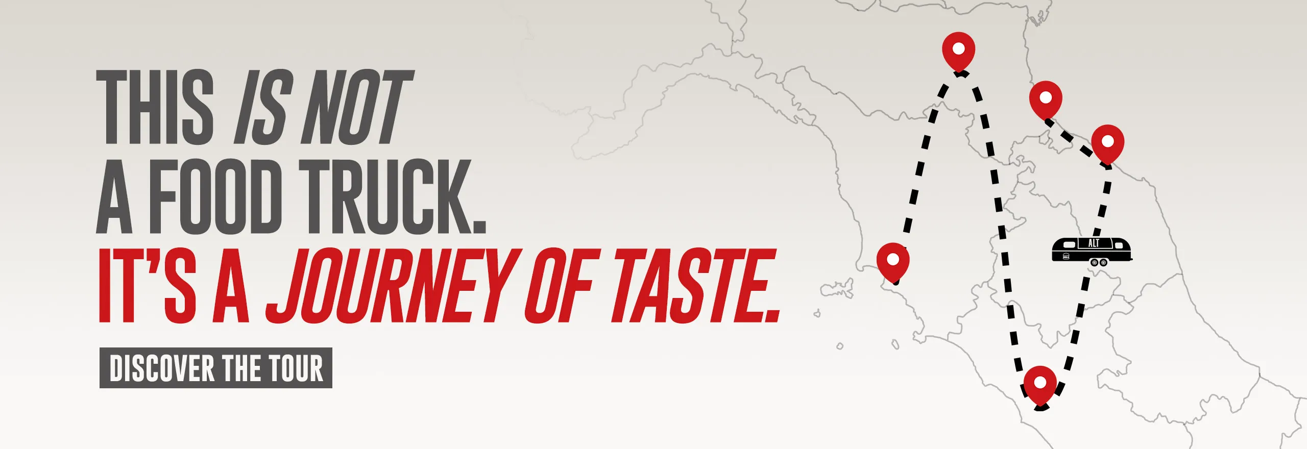 This is not a food truck. It's a journey of taste. - Discover the tour