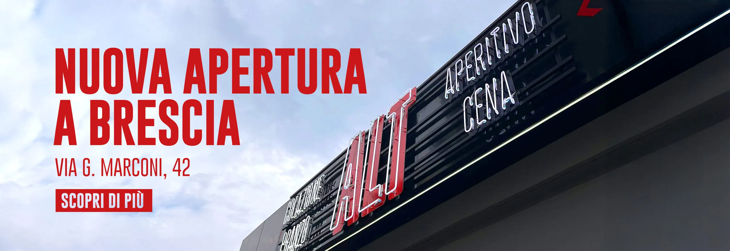 Nuova apertura a Brescia - Via G. Marconi, 24 - Scopri di più