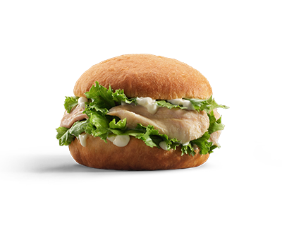 Bomba salata con pollo fondente, maionese e iceberg - Savoury Bomba with melt-in-the-mouth chicken, mayonnaise and iceberg lettuce