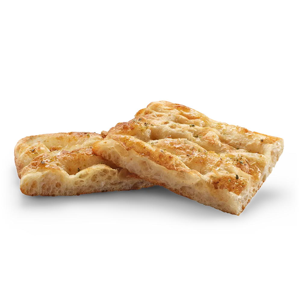 Focaccia bianca con olio e origano