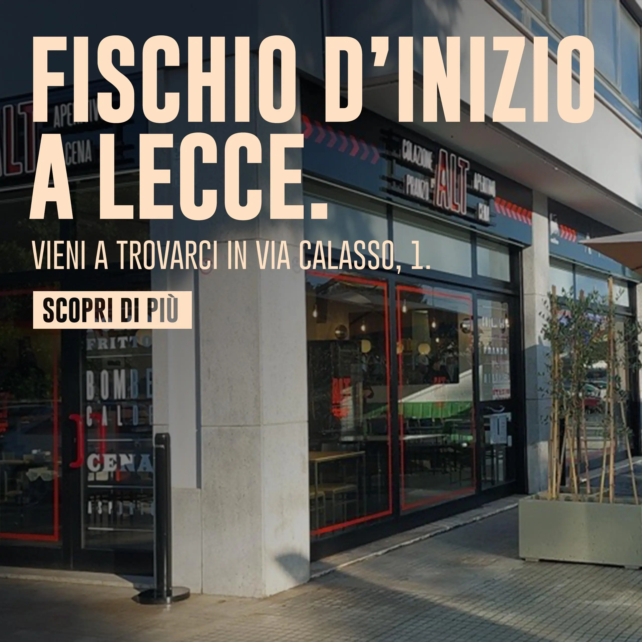 Fischio d'inizio a Lecce. - Vieni a trovarci in via Calasso, 1. - Scopri di più