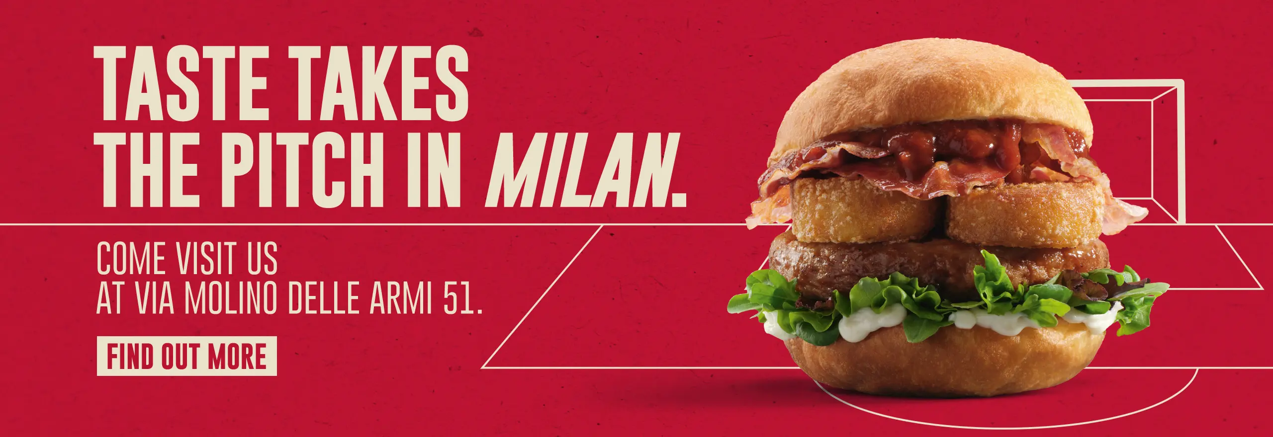 Flavour takes the pitch in Bari. - We're open, come visit us in via G. Amendola 147/H. - Discover more