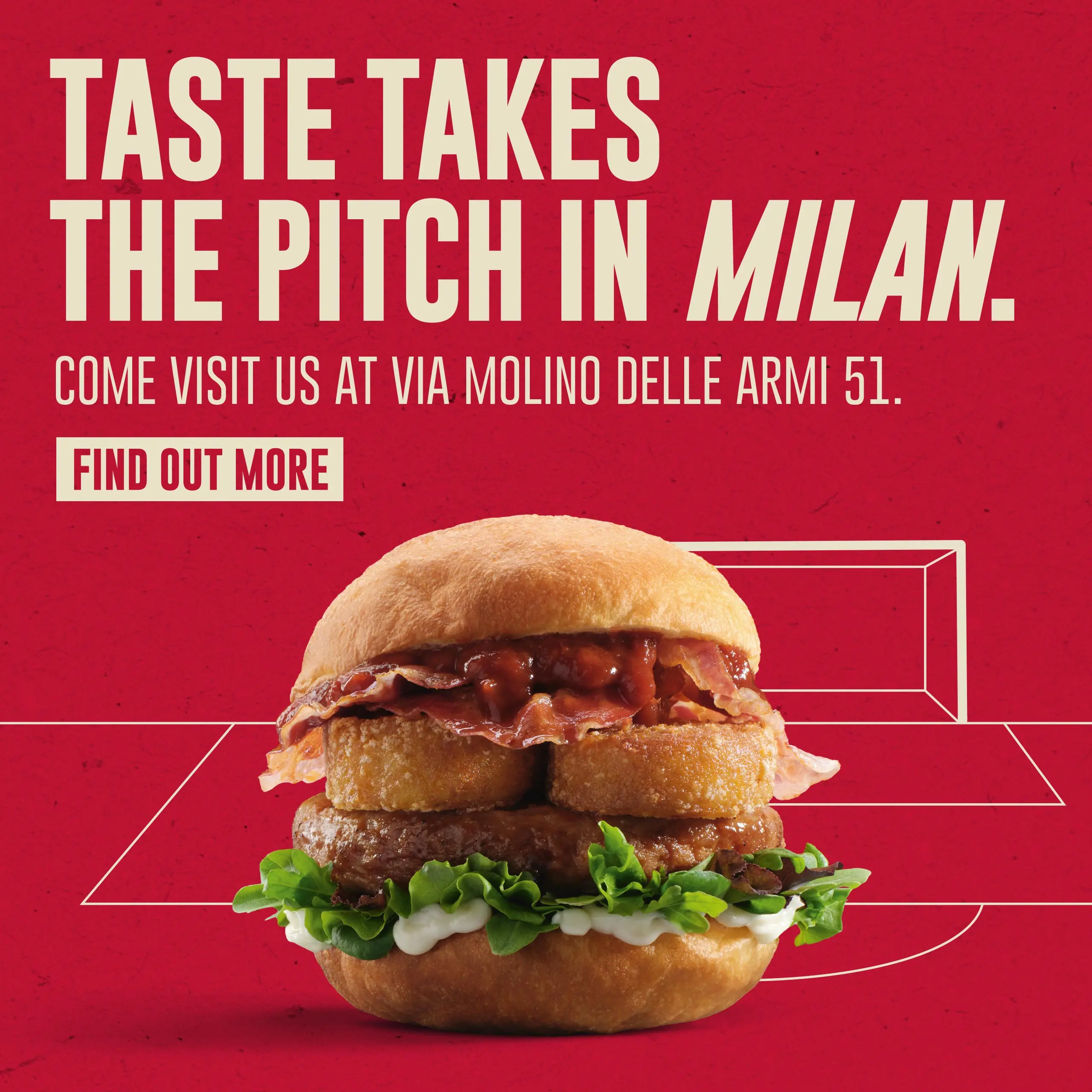 Flavour takes the pitch in Bari. - We're open, come visit us in via G. Amendola 147/H - Discover more