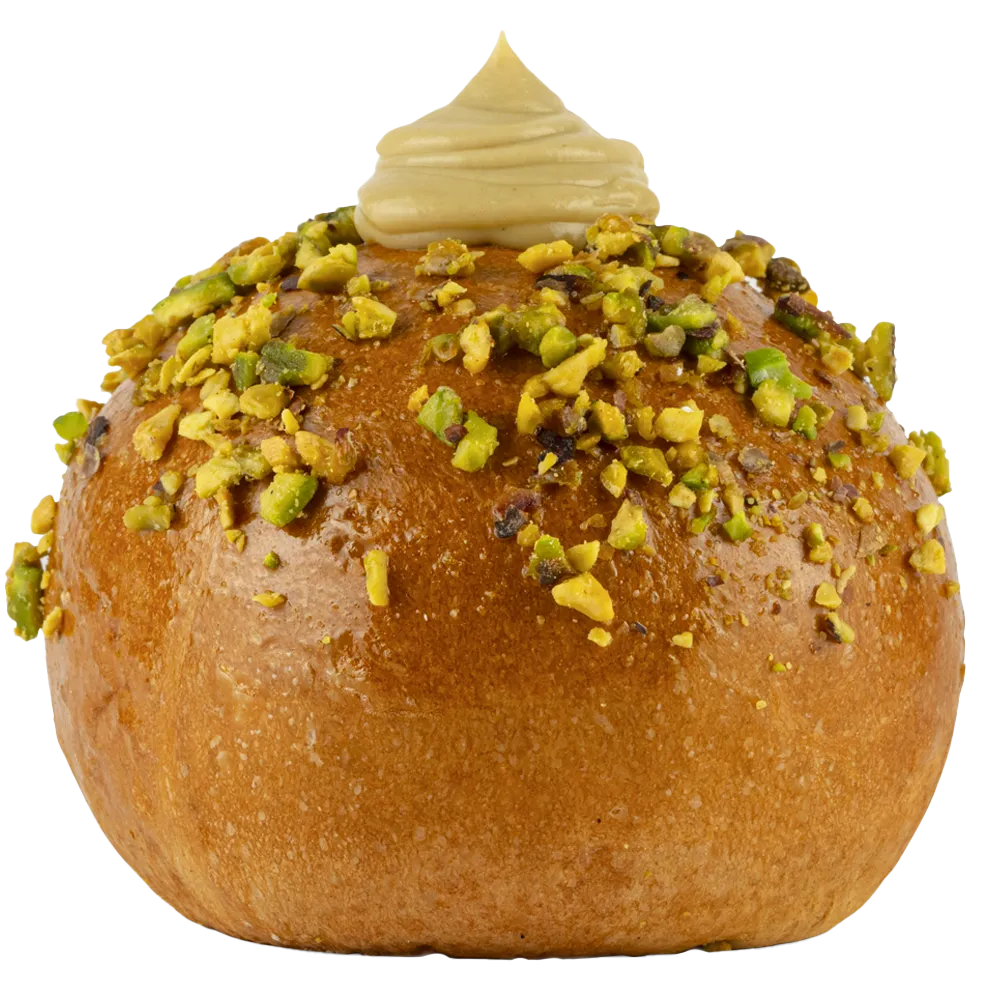 Brioche nuvola con pistacchio