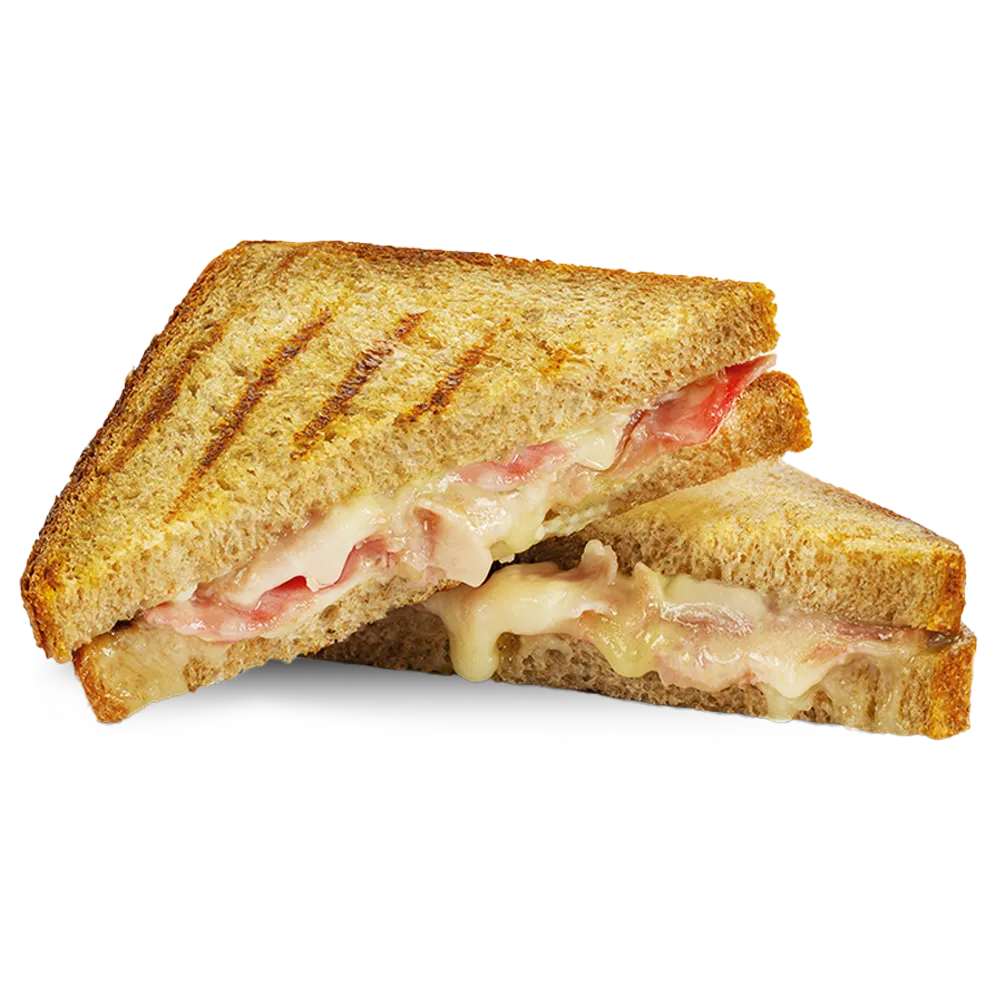 Toast prosciutto cotto e mozzarella