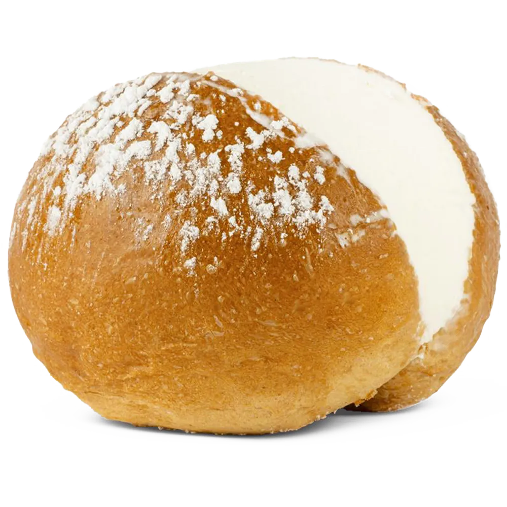 Brioche nuvola con panna