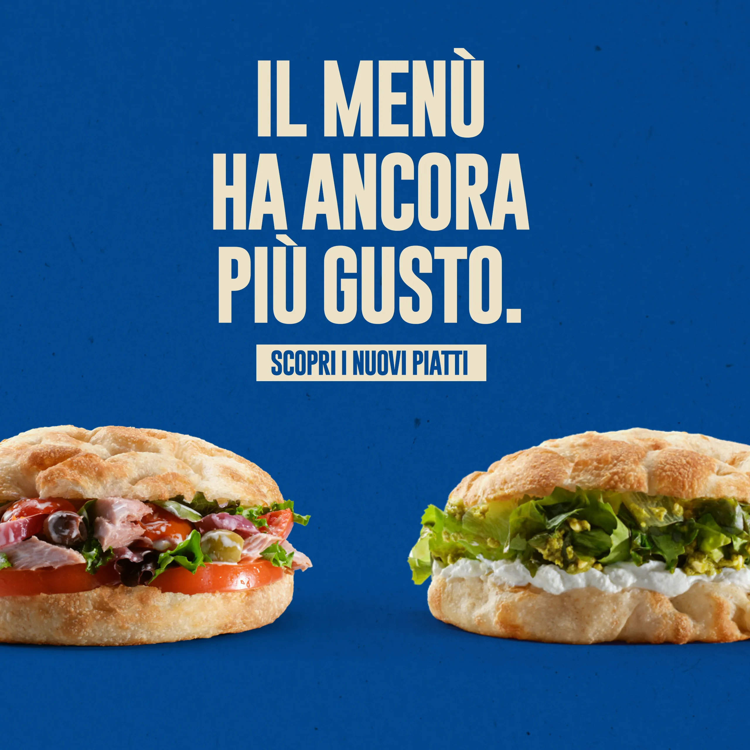 Il menu ha ancora più gusto. - Scopri i nuovi piatti