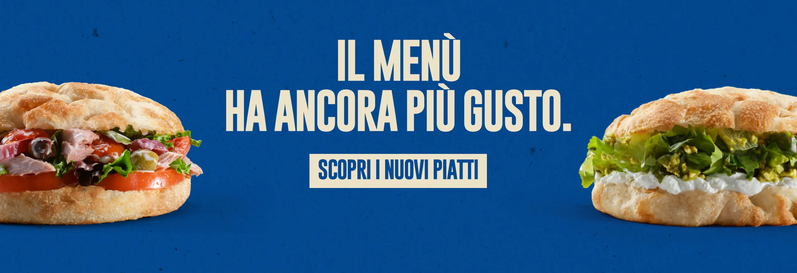 Il menu ha ancora più gusto. - Scopri i nuovi piatti