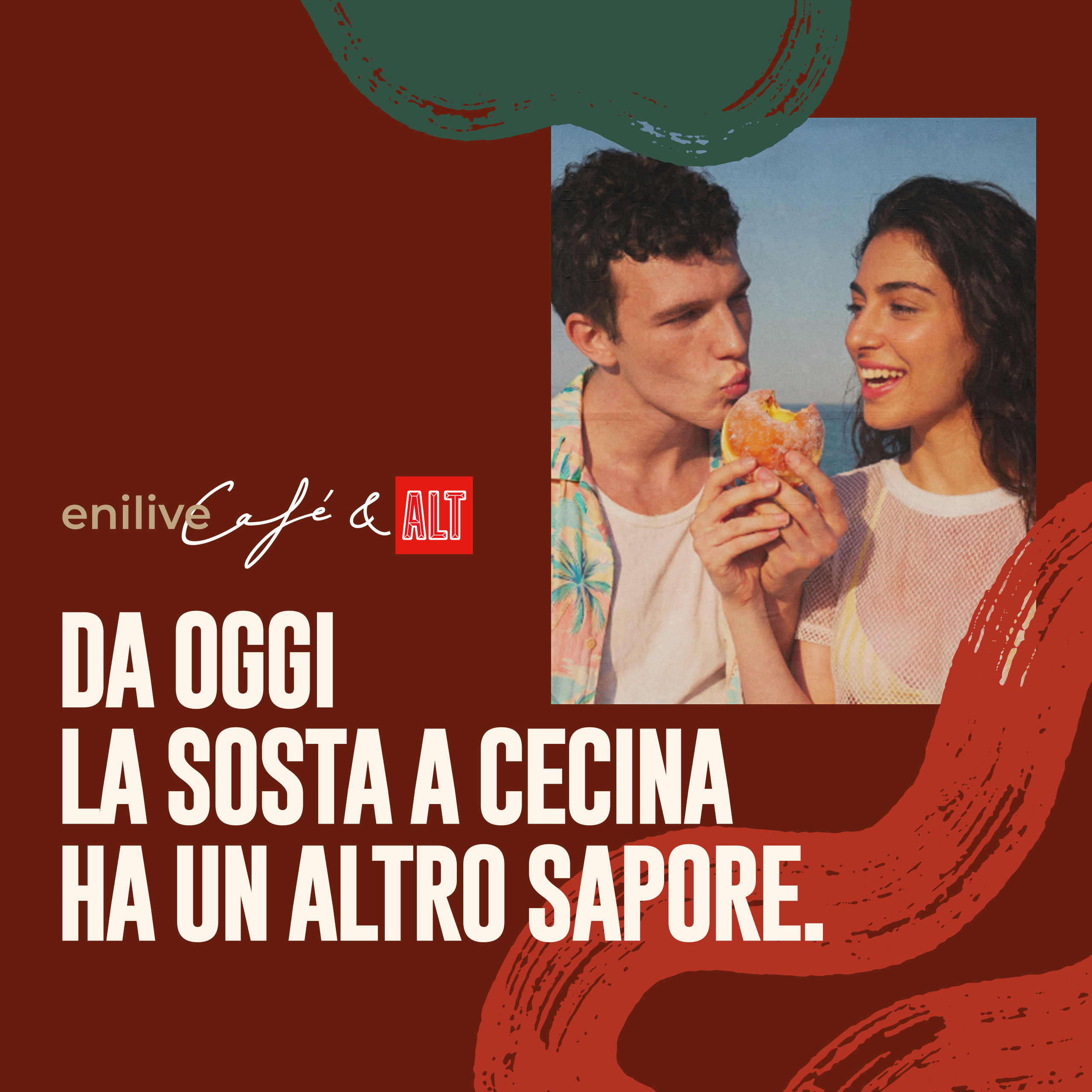 Enilive Cafè & ALT - Da oggi la sosta a Cecina ha un altro sapore.