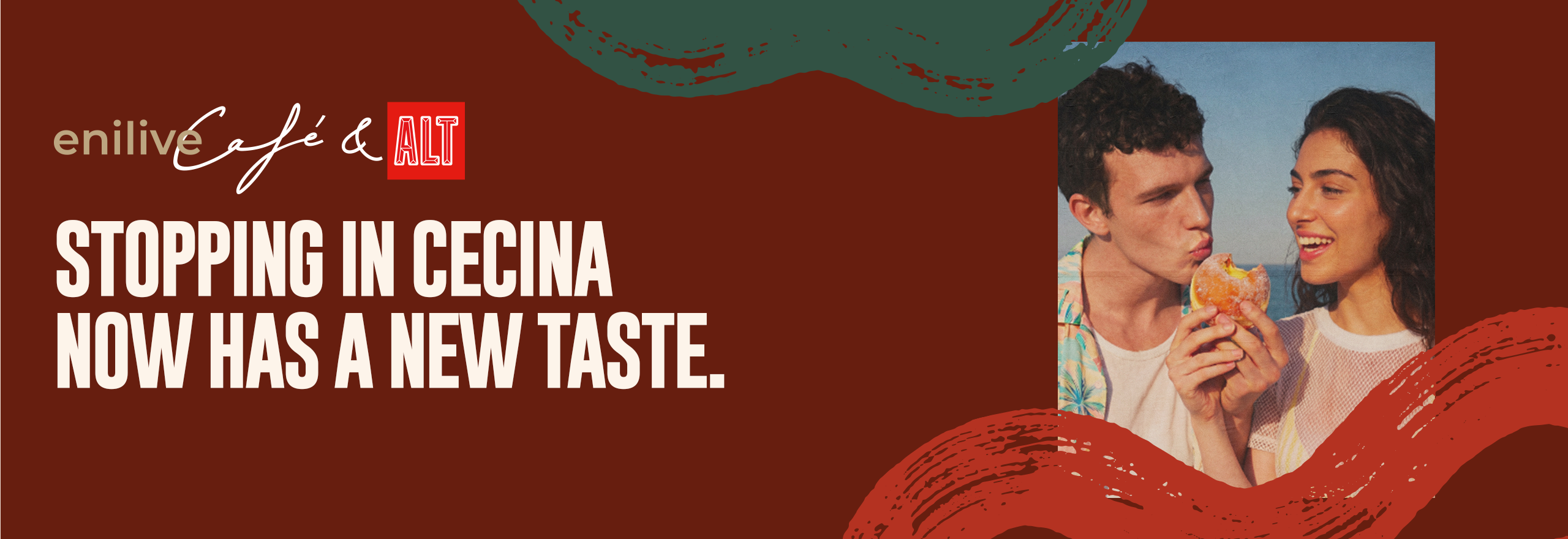Enilive Cafè & ALT - Stopping in Cecina now has a new taste.