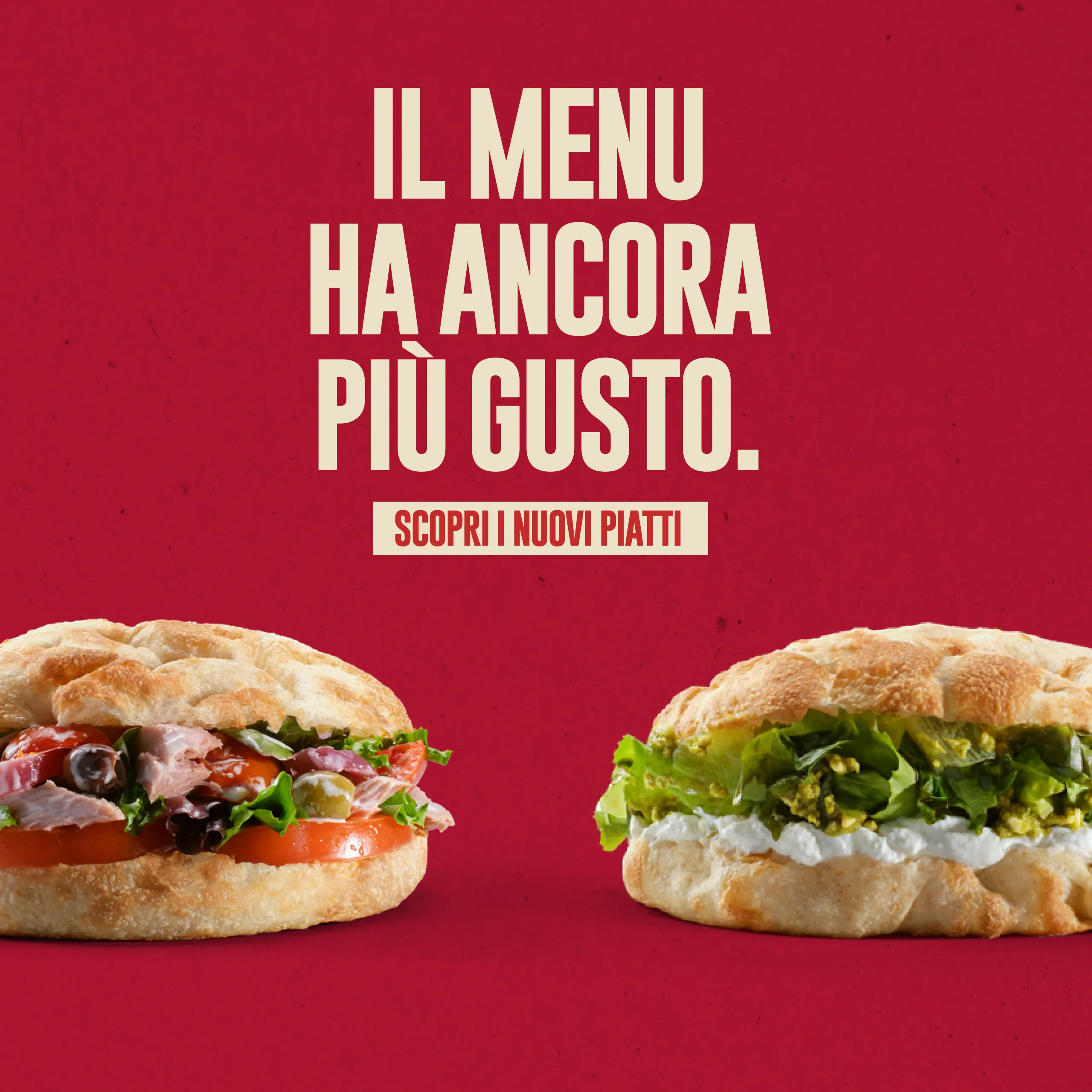 Il menu ha ancora più gusto. - Scopri i nuovi piatti