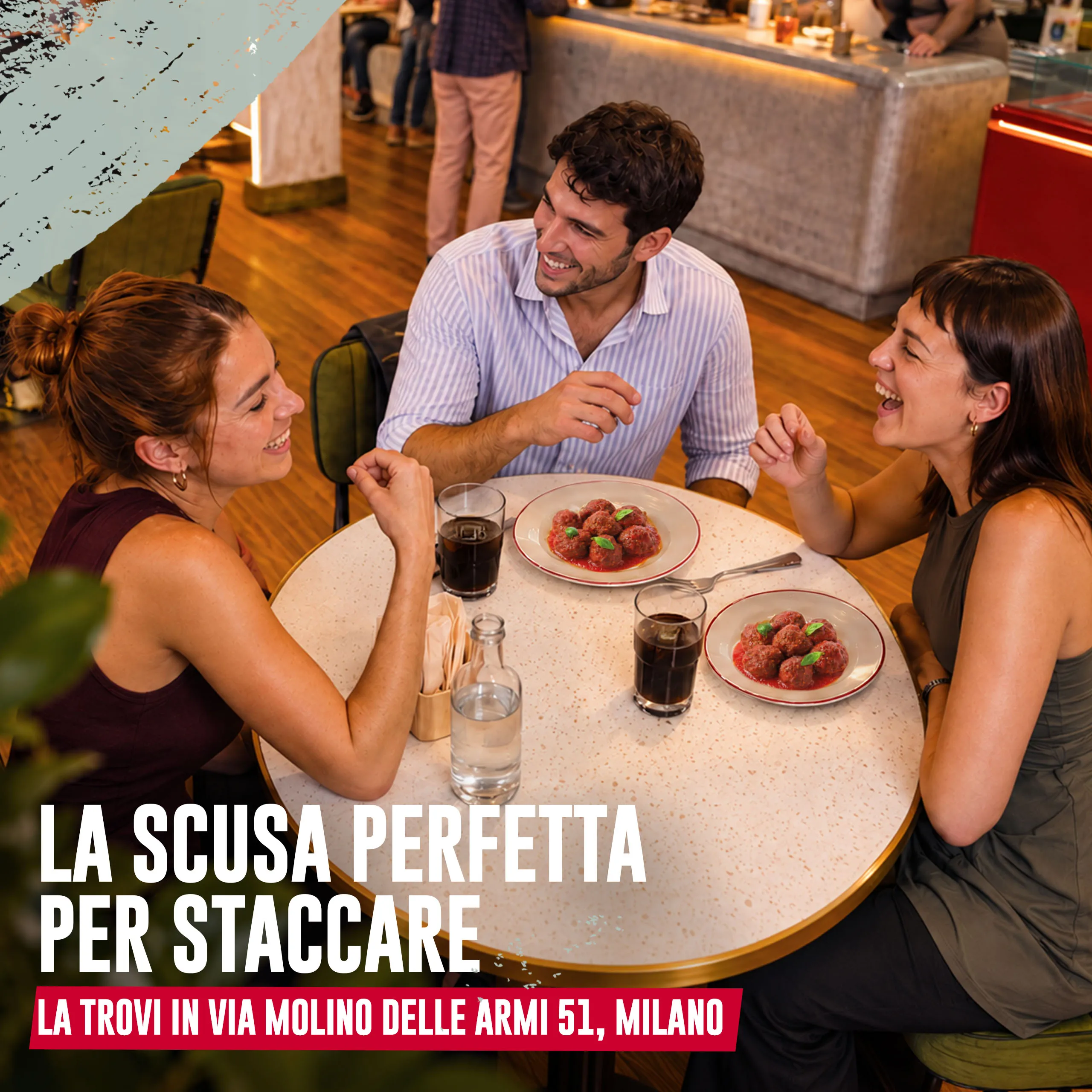 La scusa perfetta per staccare - La trovi in Via Molino delle Armi 51, Milano