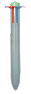 Grey multicolor pen