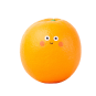 Orange squishy toy