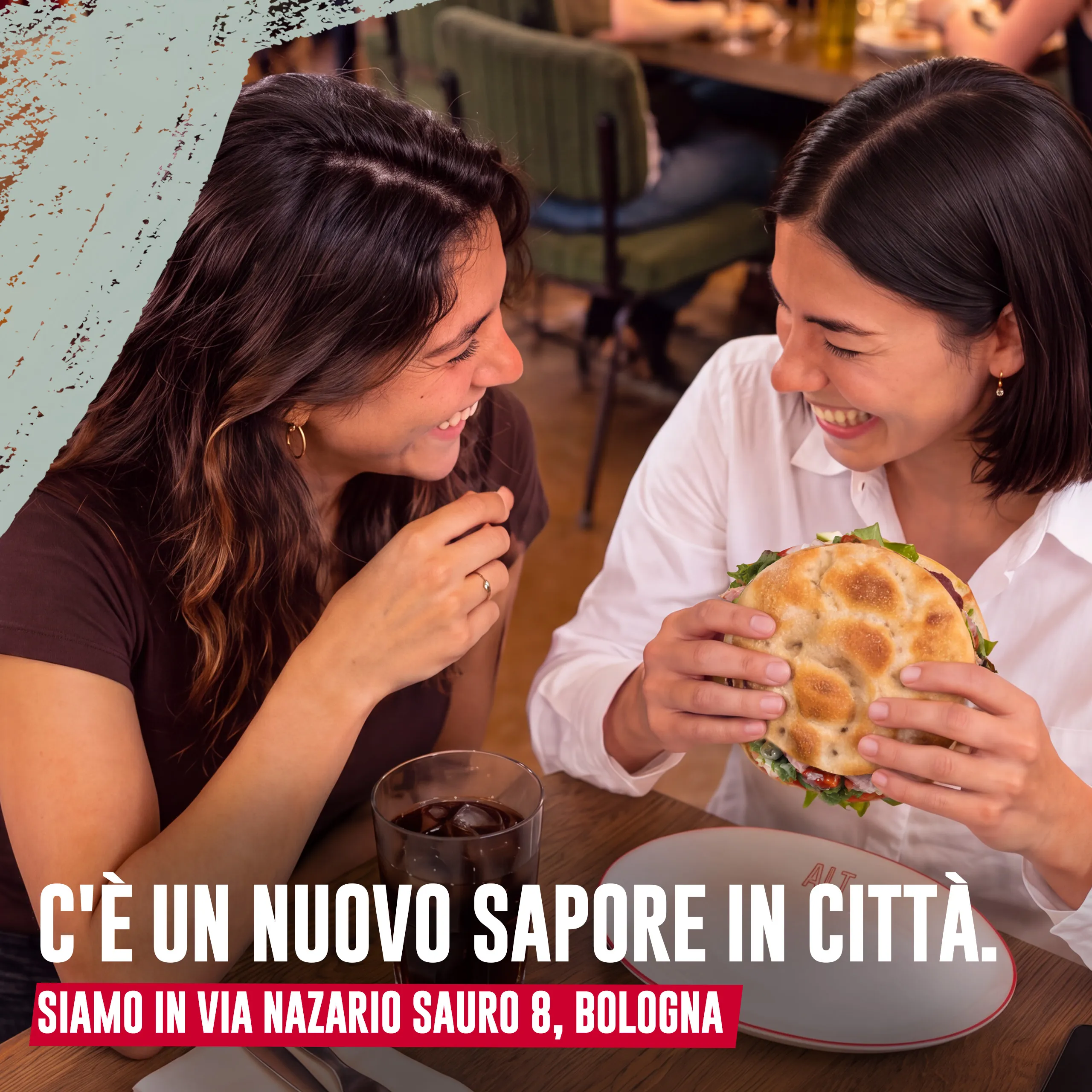 C'è un nuovo sapore in città. - Siamo in Via Nazario Sauro 8, Bologna