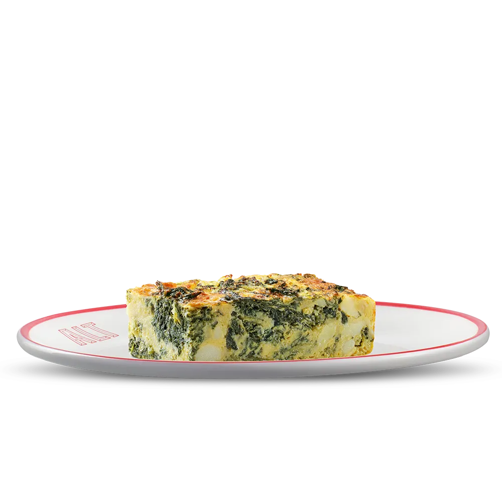 Potato and turnip greens bake